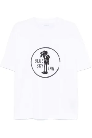 BLUE SKY INN T-shirt Palm à logo imprimé