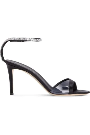 Giuseppe Zanotti Sandales Leeah Crystal à fini satiné