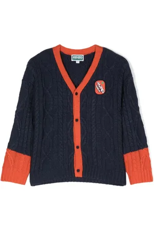 Kenzo Cardigan à patch logo