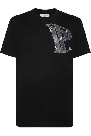 Philipp Plein T-shirt en coton à ornements strassés