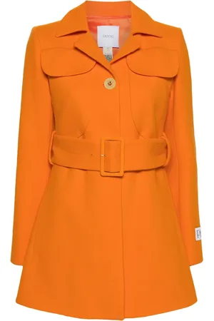Patou Blazer en laine vierge à taille ceinturée