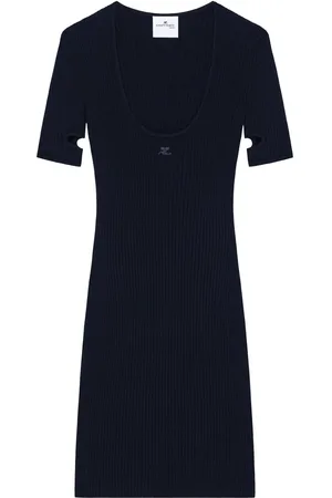 Courrèges Robe courte à découpes