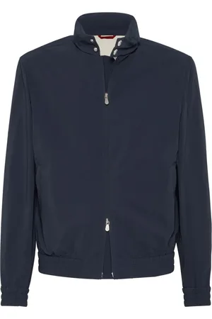 Brunello Cucinelli Veste bomber à design imperméable