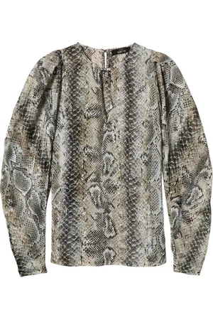 Twin-Set Blouse à imprimé peau de serpent