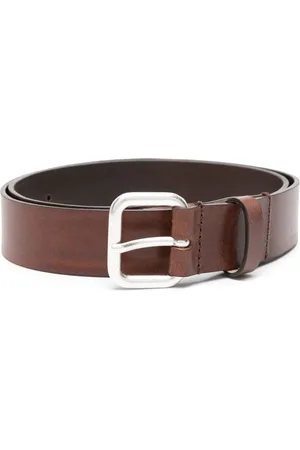 Diesel Ceinture en cuir à plaque logo Oval-D