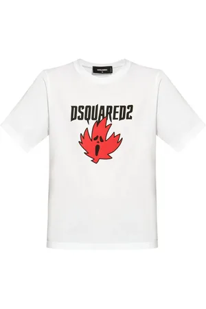 Dsquared2 T-shirt Horror à imprimé feuille d