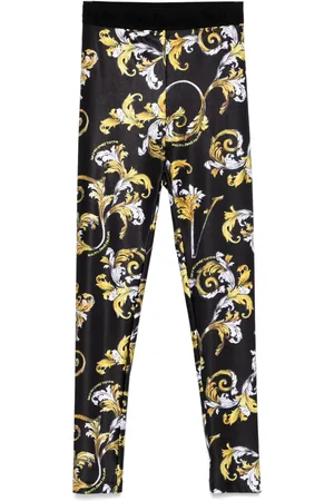 VERSACE Legging à imprimé baroque