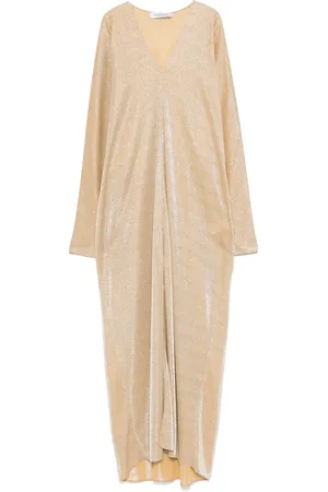 Lanvin Robe longue à paillettes