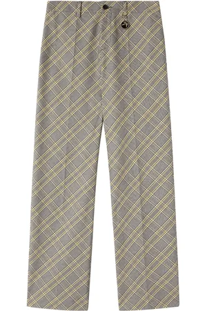 AMBUSH Pantalon droit à carreaux