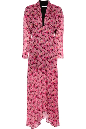 IRO Robe longue Nollie à fleurs