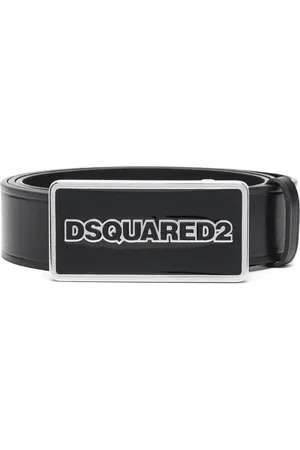 Dsquared2 Ceinture en cuir à boucle logo