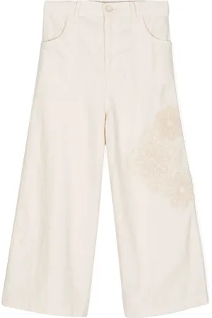 ZIMMERMANN Pantalon Halliday à fleurs appliquées
