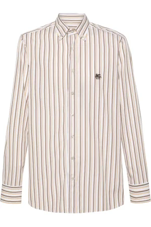 Etro Chemise rayée à motif Pegaso