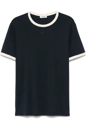 Sandro T-shirt à bords contrastants