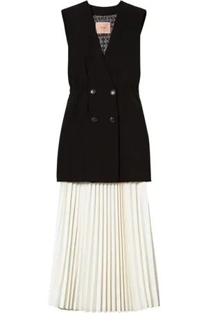 Twin-Set Robe à design plissé