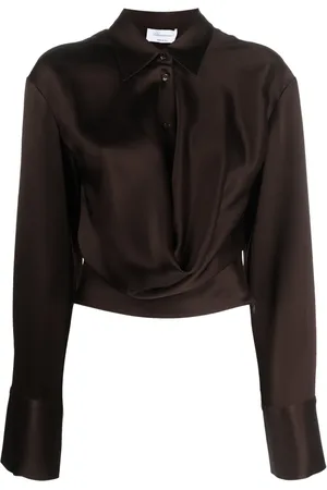 BLUMARINE Chemise crop à boutonnière