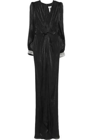 NISSA Robe longue à détail torsadé