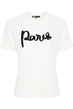 Maje T-shirt à détail appliqué