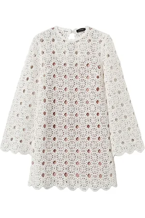 Twin-Set Robe en crochet à coupe courte