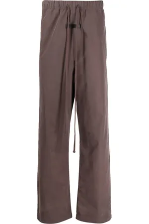 FEAR OF GOD Pantalon droit à patch logo