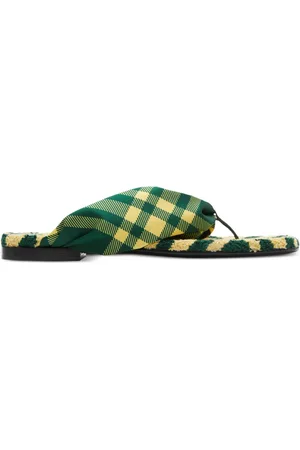 Burberry Claquettes Check Pool
