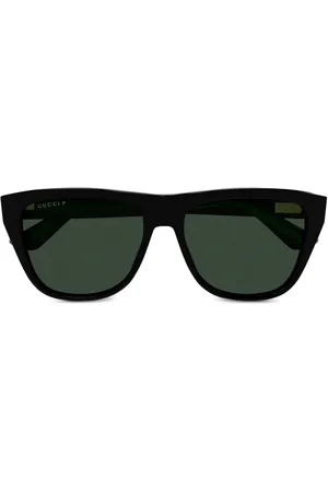 Gucci Lunettes de soleil à monture rectangulaire
