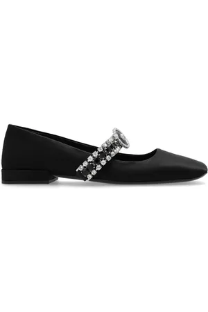 VERSACE Ballerines Gianni Ribbon à ornements en cristal