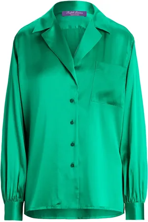Ralph Lauren Chemise Roslin en soie stretch