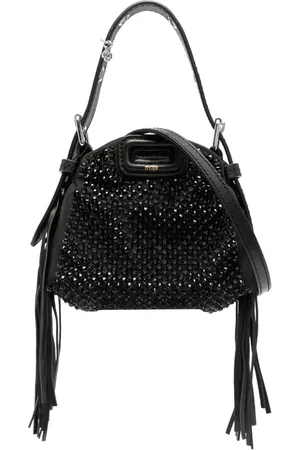 Maje Mini sac à ornements strassés