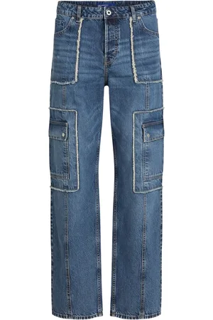 Karl Lagerfeld Jean ample à poches multiples