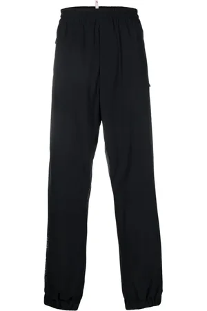 Moncler Pantalon droit à logo imprimé