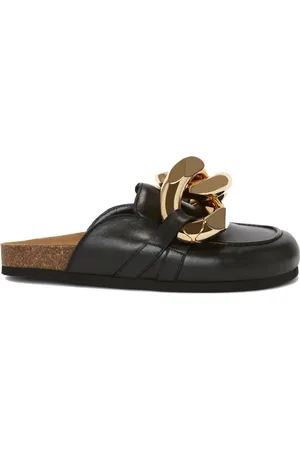 J.W.Anderson Claquettes Chain en cuir