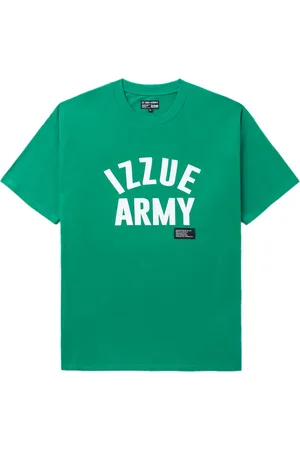 Izzue T-shirt en coton à logo imprimé