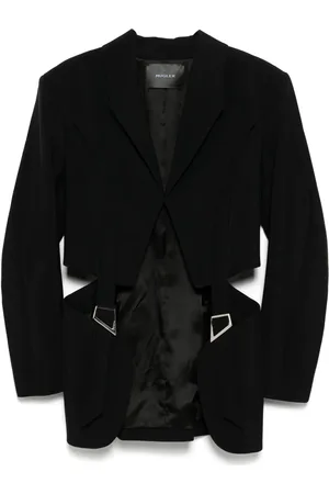 MUGLER Blazer à détail de boucle