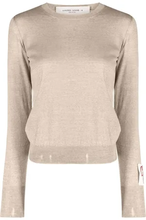 Golden Goose Pull en maille fine à effet usé