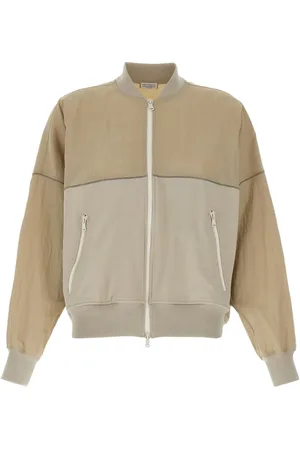 Brunello Cucinelli Veste boutonnée à col contrastant