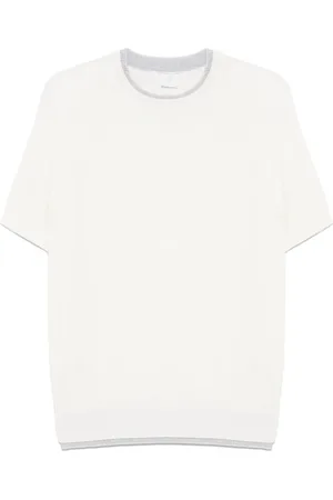 ELEVENTY T-shirt à détail superposé