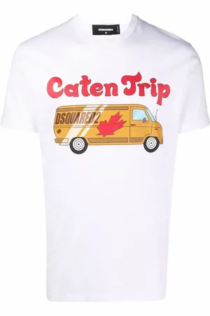 Dsquared2 T-shirt Caten Trip à imprimé graphique