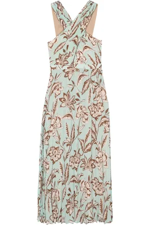 Liu Jo Robe longue plissée à fleurs