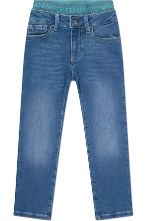 Emporio Armani Jean droit J07 à taille logo