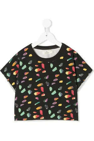 Le pandorine T-shirt ample à imprimé géométrique