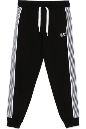 EA7 Pantalon de jogging à rayures latérales