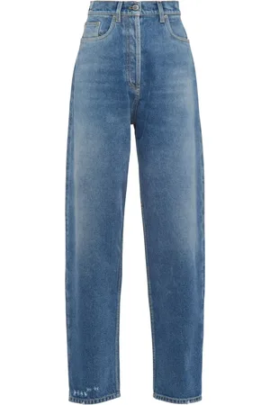 Prada Jean droit à taille haute