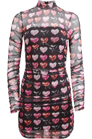 FLEUR DU MAL Robe courte Heartbreaker à fronces
