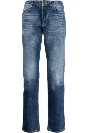 Emporio Armani Jean droit à taille basse