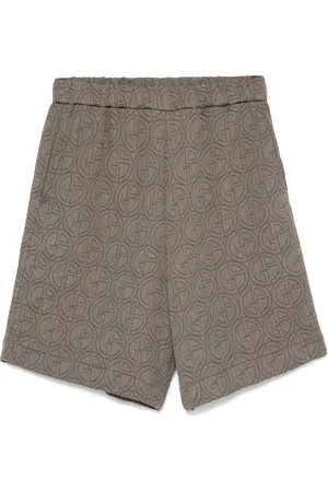 Giorgio Armani Bermuda à motif monogrammé