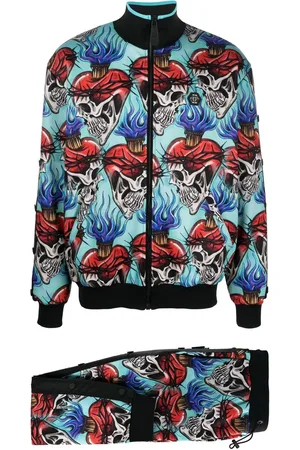 Philipp Plein Survêtement à imprimé graphique