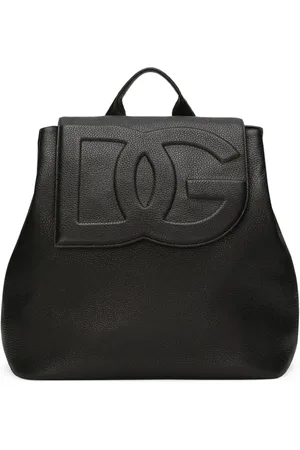 Dolce & Gabbana Sac à dos en cuir à logo embossé