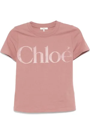 Chloé T-shirt à logo appliqué