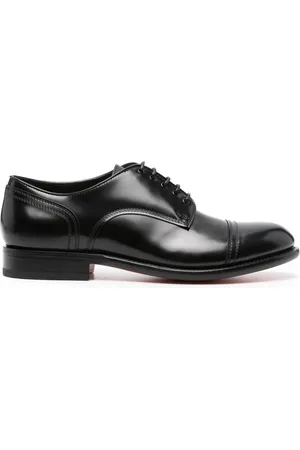 santoni Chaussures oxford en à fini verni